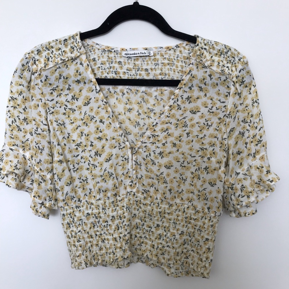 Abercrombie & Fitch Floral Crop Top